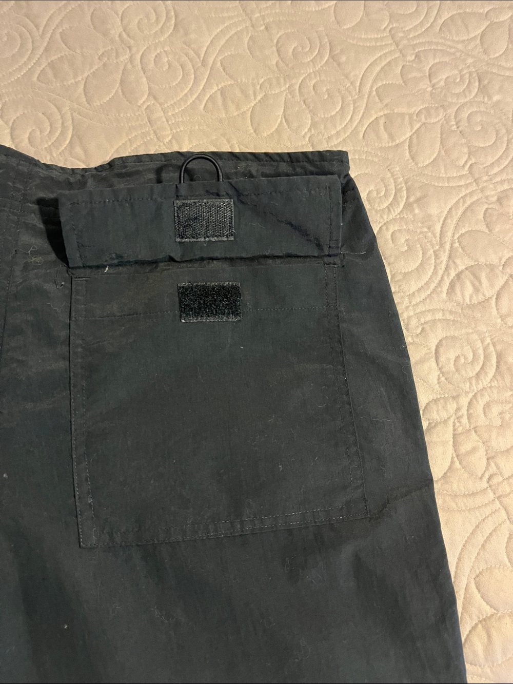 Convertible Black Track Joggers with Cargo Pockets - Picture 4 of 10
